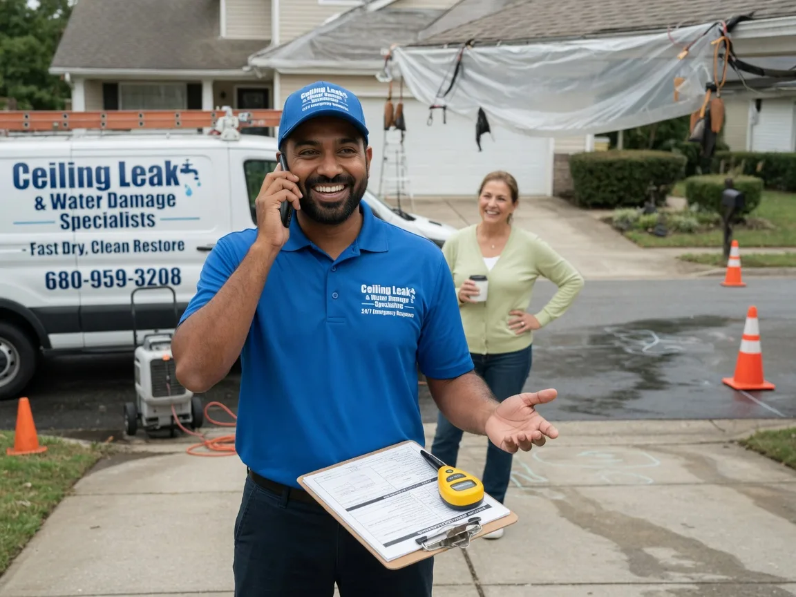 Ceiling Leak Cleanup Cerrillos, NM FAQs